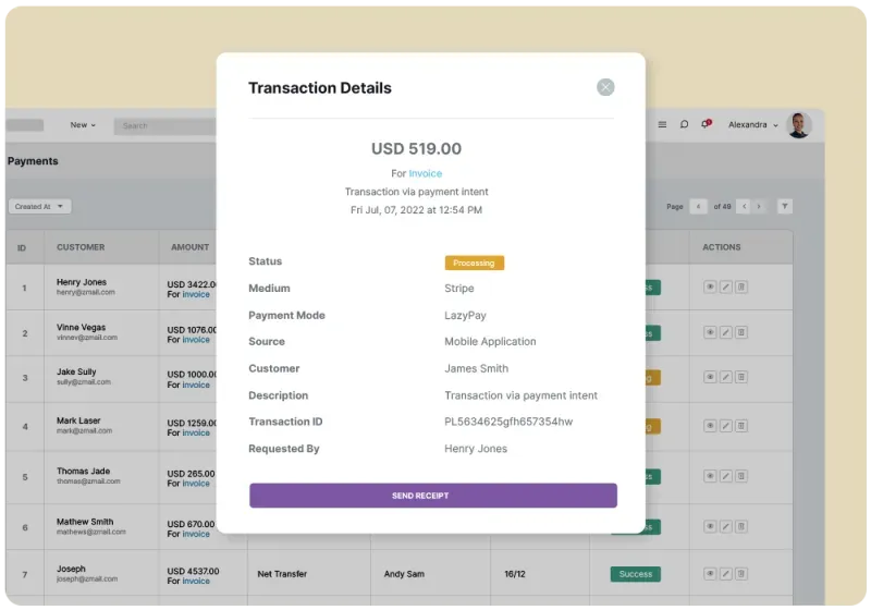 Invoices and estimates