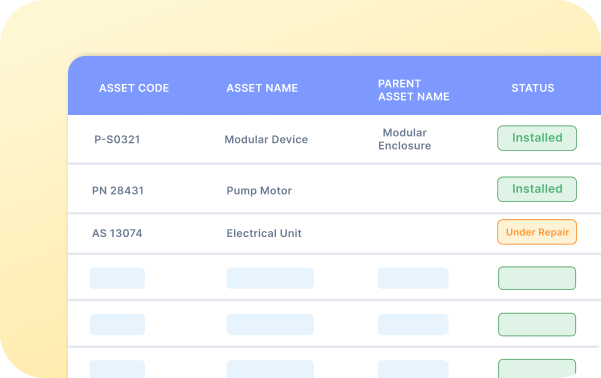 Asset tracking and service agreement management