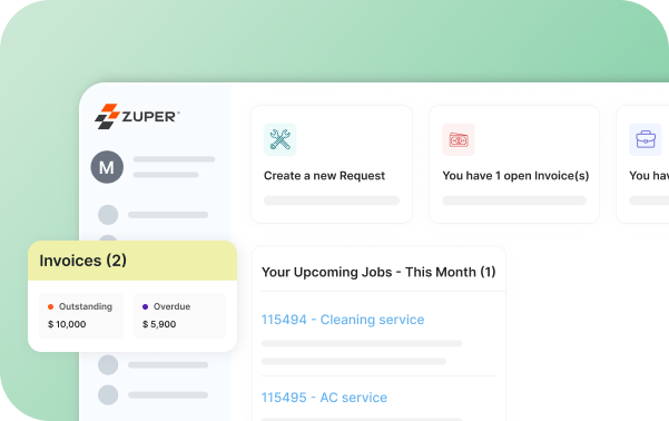 Customer self-service portal